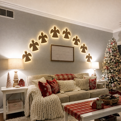 Glowing Angels Decoration