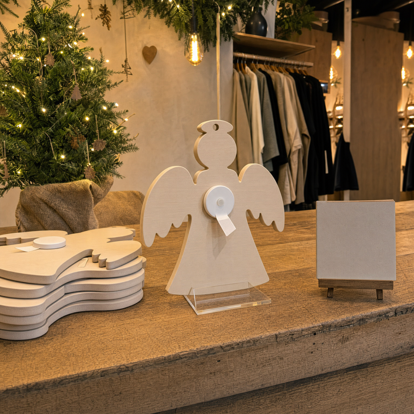 Glowing Angels Decoration